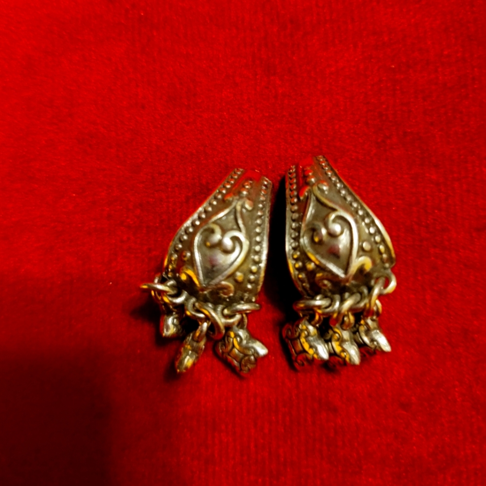 Brighton Silver Clip earrings